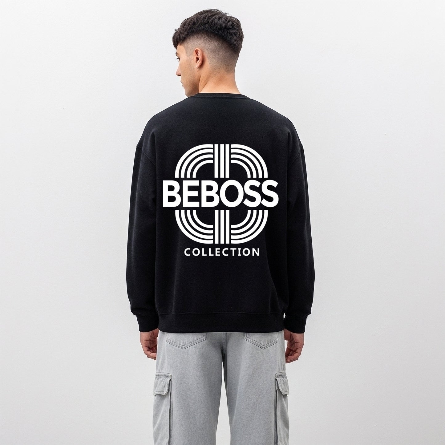BEBOSS Emblem Crewneck Long Sleeve