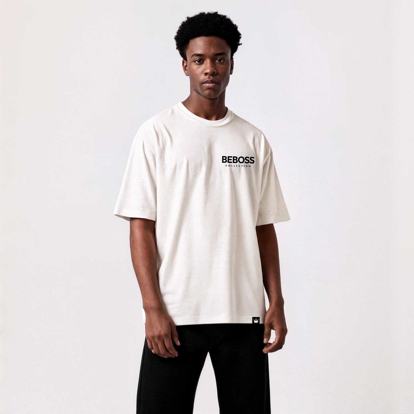 BEBOSS Emblem Oversized Tee