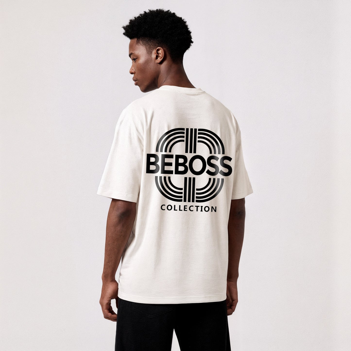 BEBOSS Emblem Oversized Tee