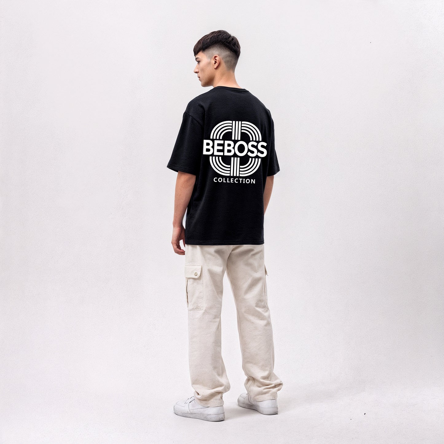 BEBOSS Emblem Oversized Tee